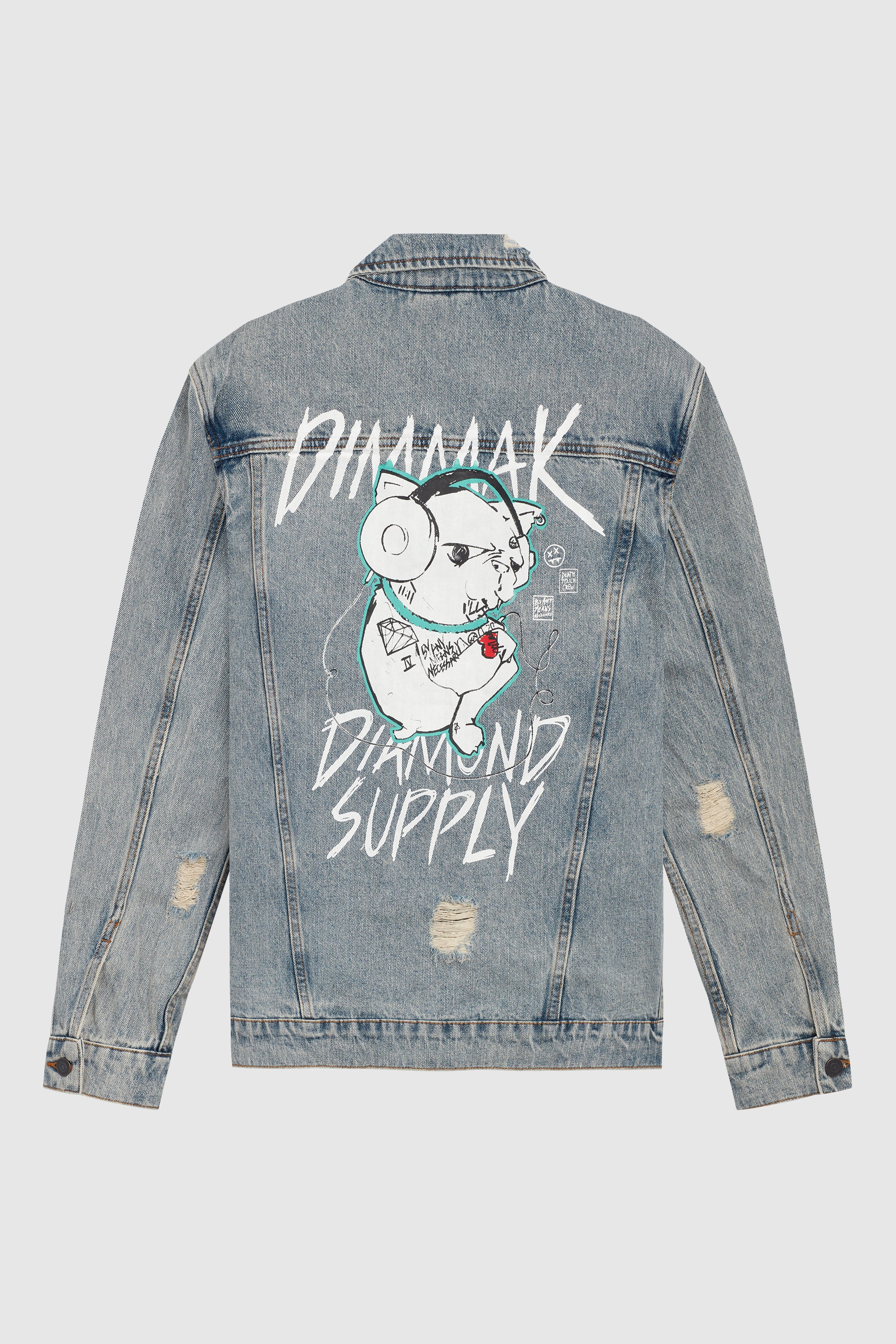 DIAMOND SUPPLY CO x DIM MAK - DMND x DIM Denim Jacket - Image 2
