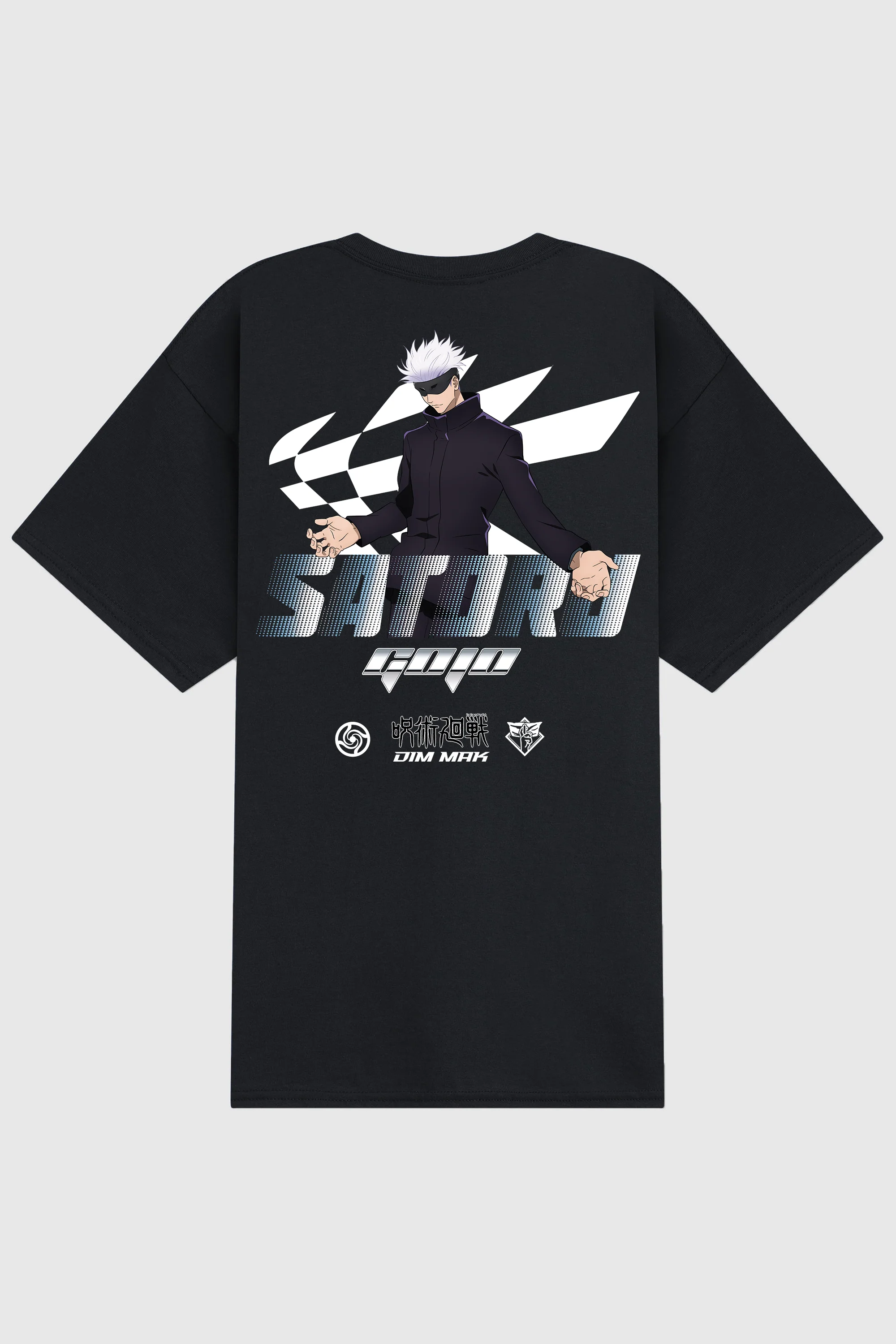 Dim Mak x Jujutsu Kaisen - Gojo Racer Tee - Black