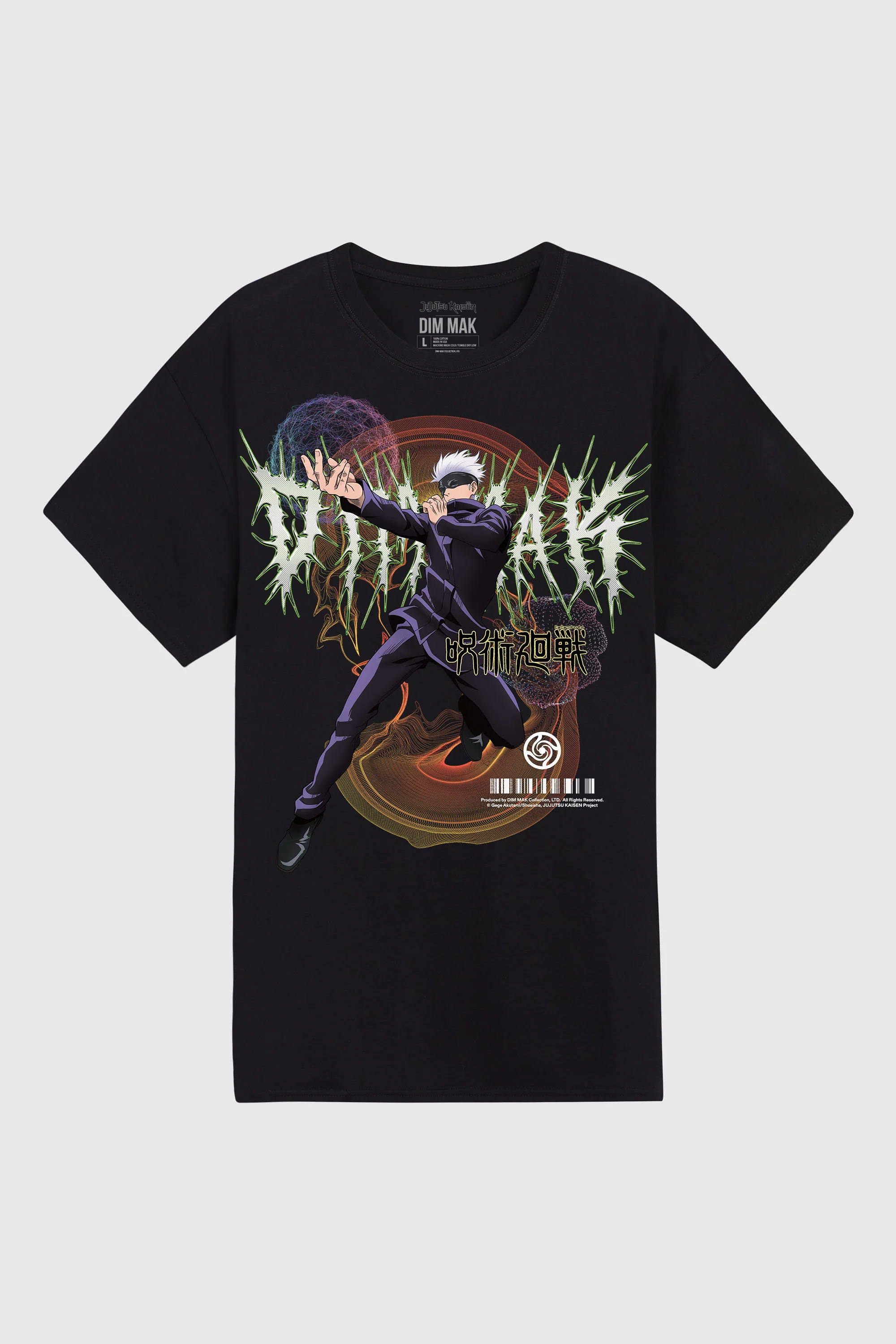Dim Mak x Jujutsu Kaisen - Gojo Tee - Black