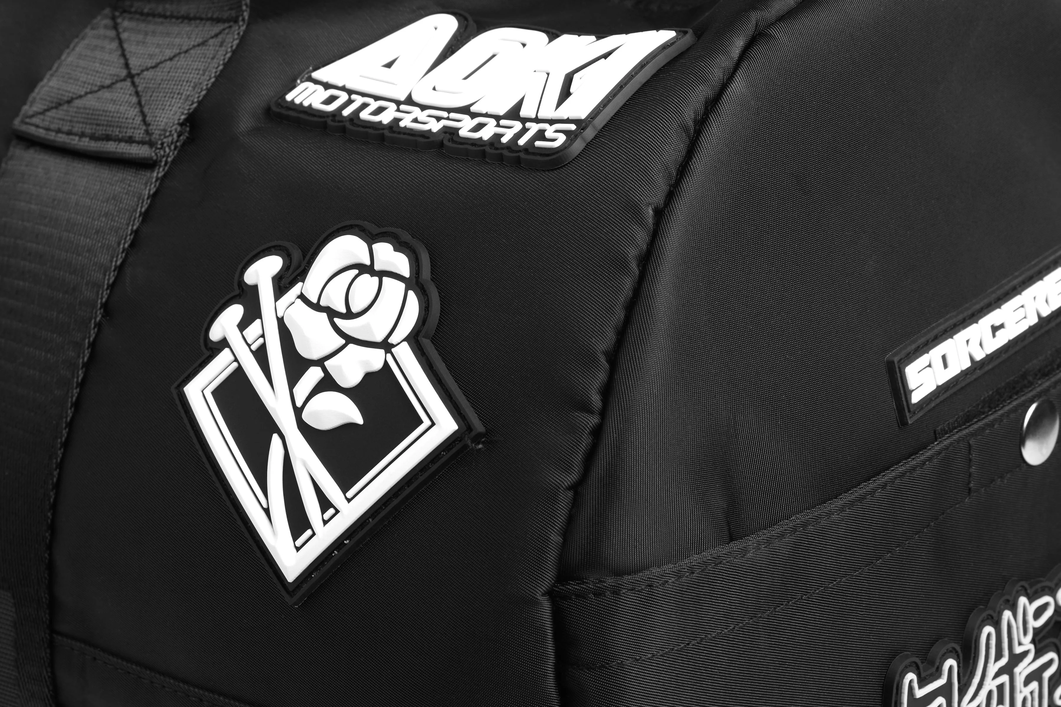 Dim Mak x Jujutsu Kaisen - JJK Nylon Duffle Bag - Black - Image 8