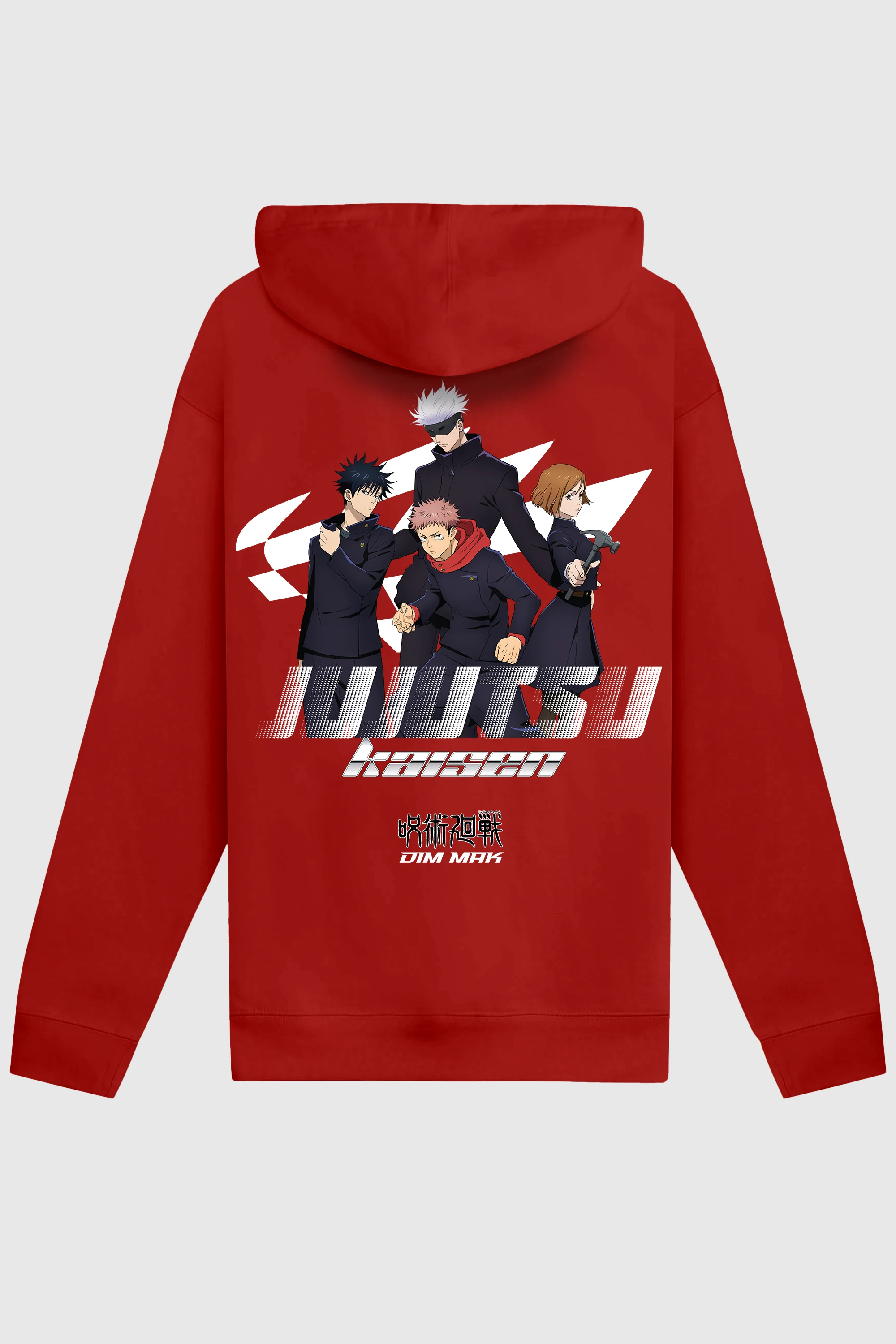 Dim Mak x Jujutsu Kaisen - JJK Racing Hoodie - Red