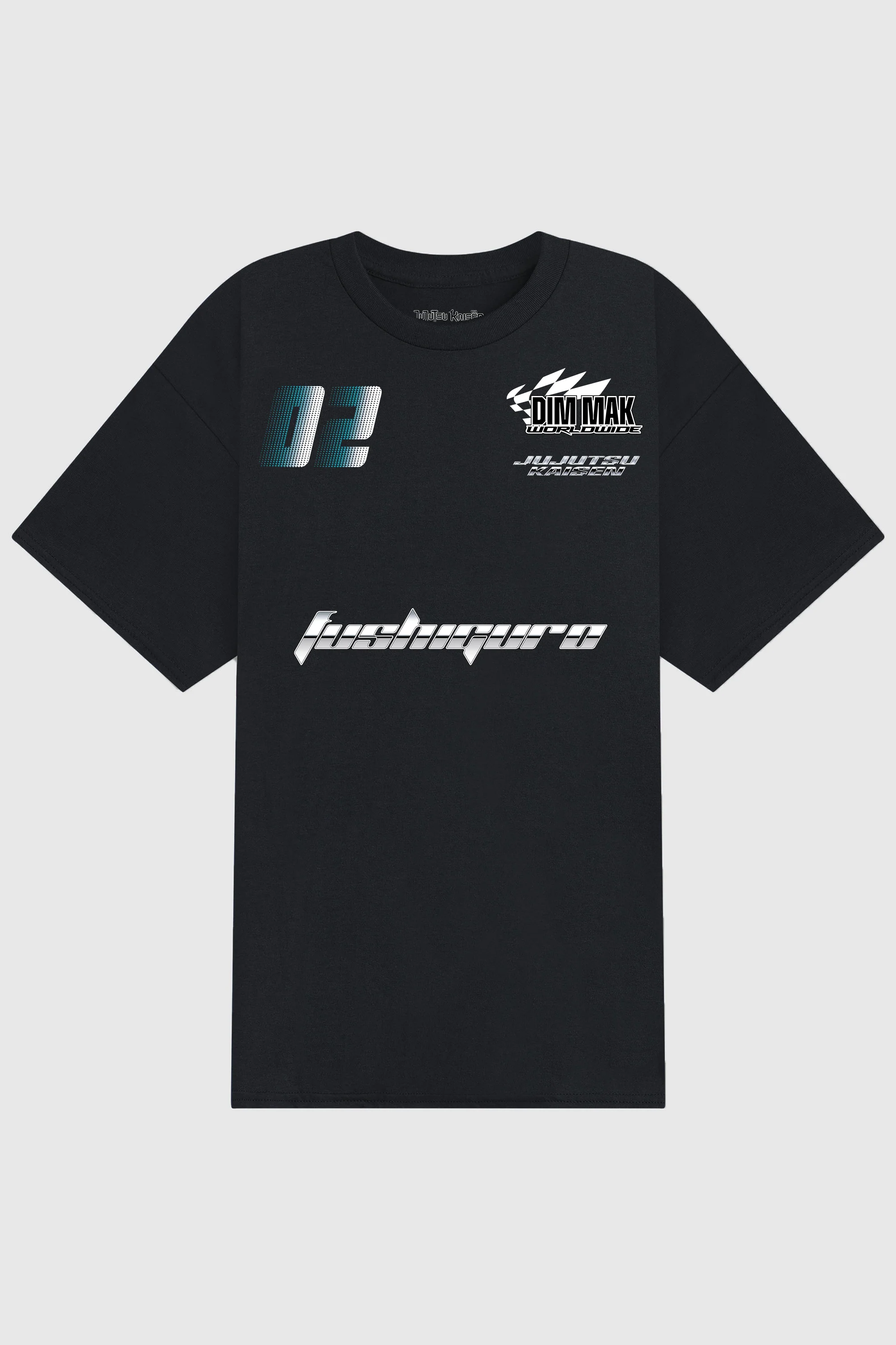 Dim Mak x Jujutsu Kaisen - Megumi Racer Tee - Black - Image 2