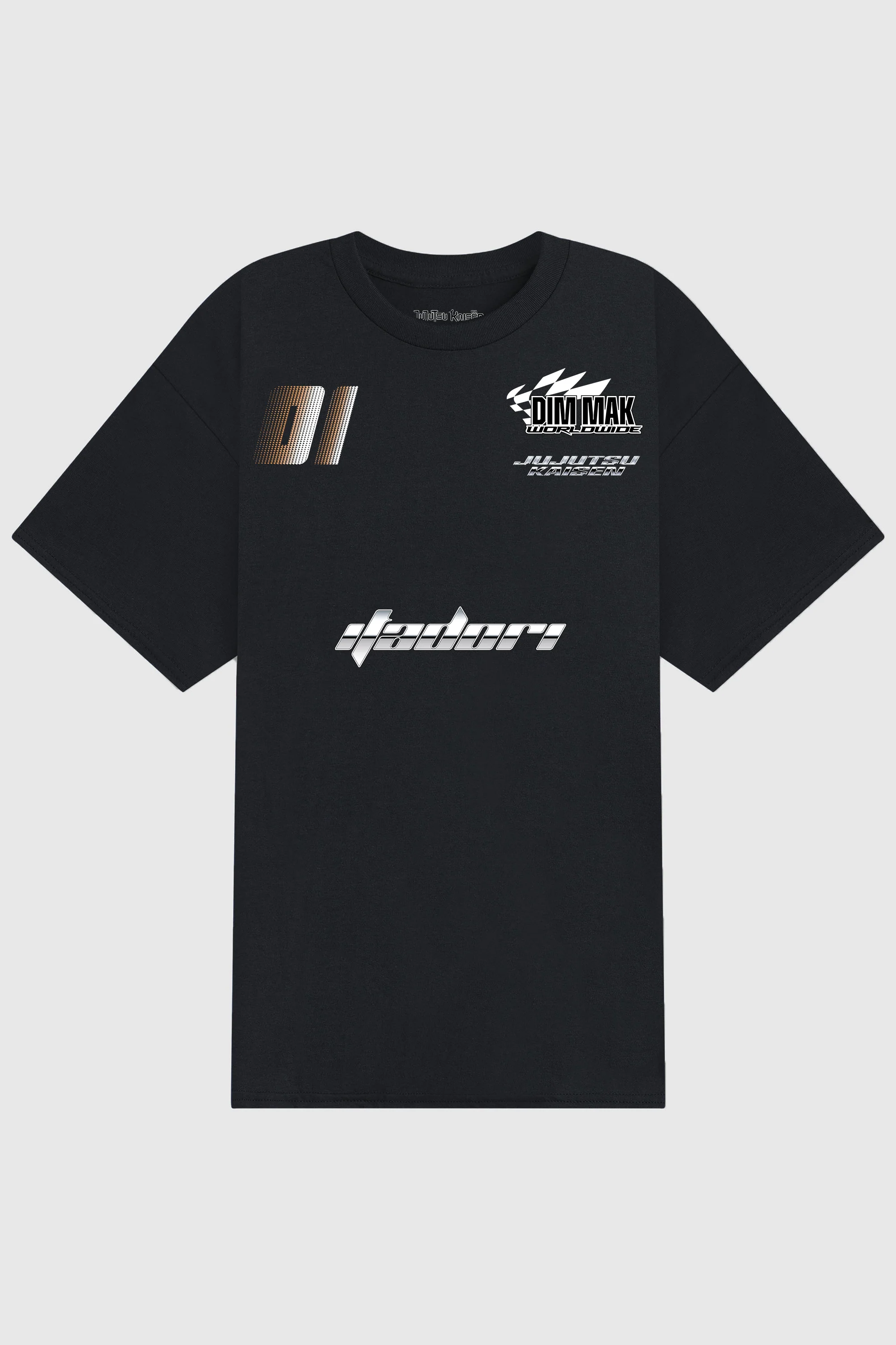 Dim Mak x Jujutsu Kaisen - Yuji Racer Tee - Black - Image 2