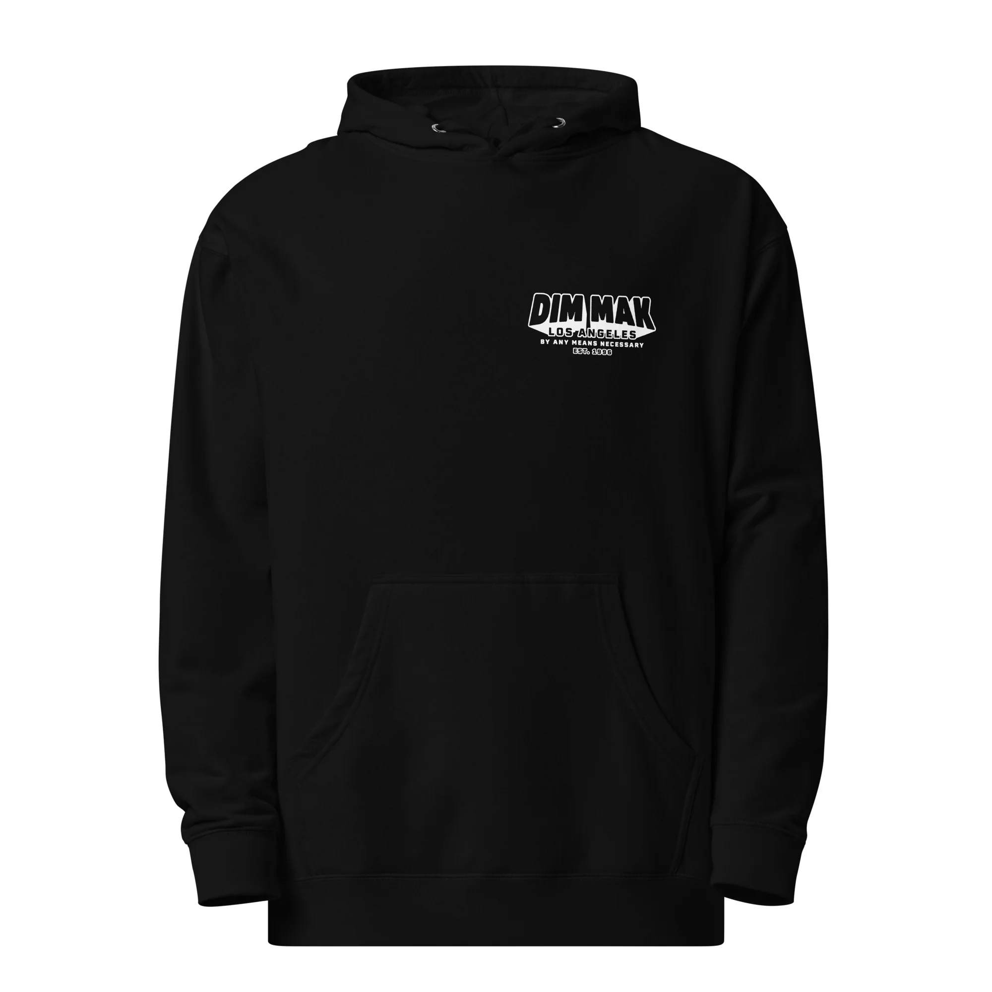 DM30 - Dim Mak Label Stamp Hoodie - Black