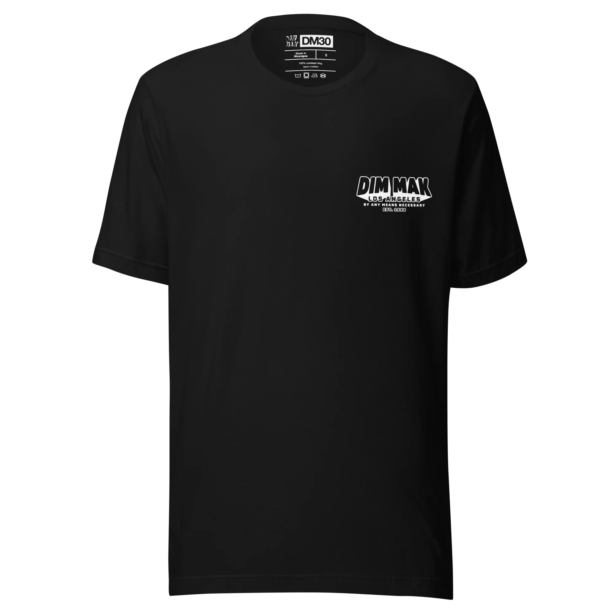 DM30 - Dim Mak Label Stamp Tee - Black