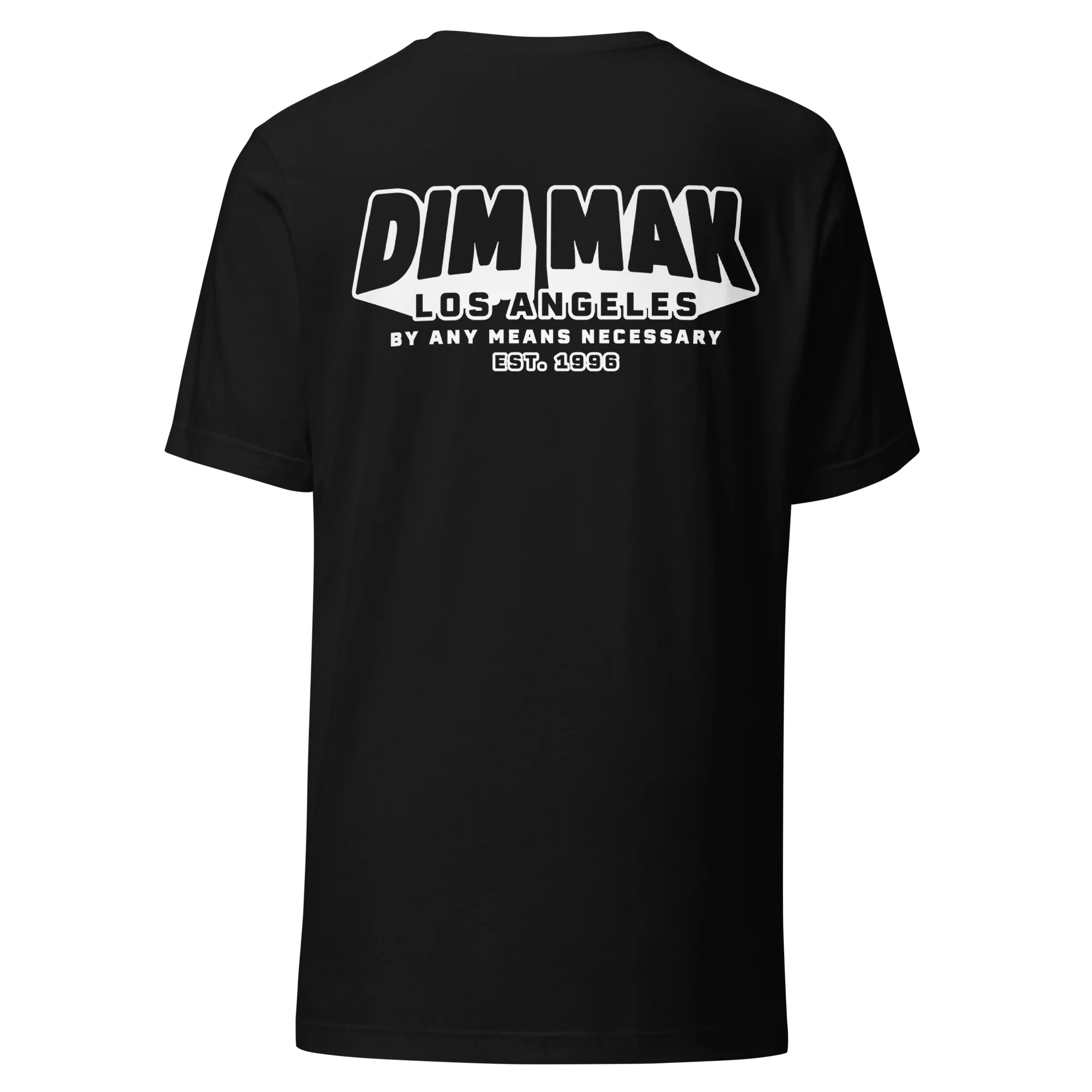 DM30 - Dim Mak Label Stamp Tee - Black - Image 2