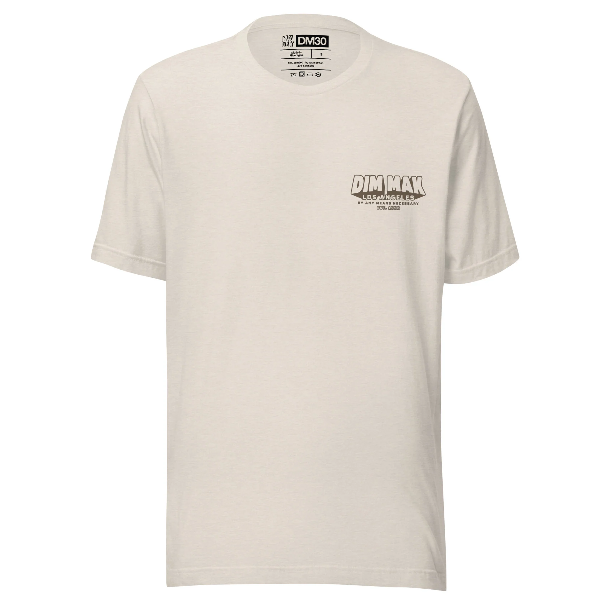 DM30 - Dim Mak Label Stamp Tee - Dust