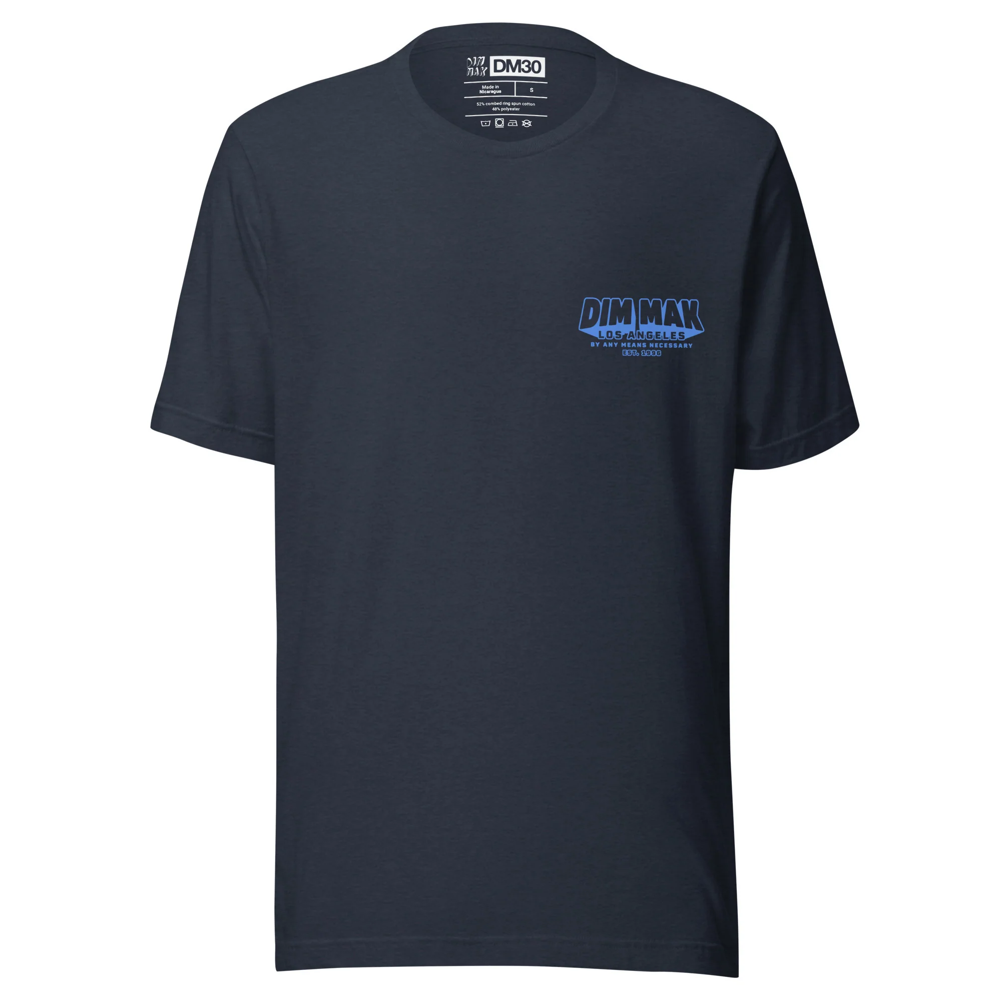DM30 - Dim Mak Label Stamp Tee - Vintage Navy