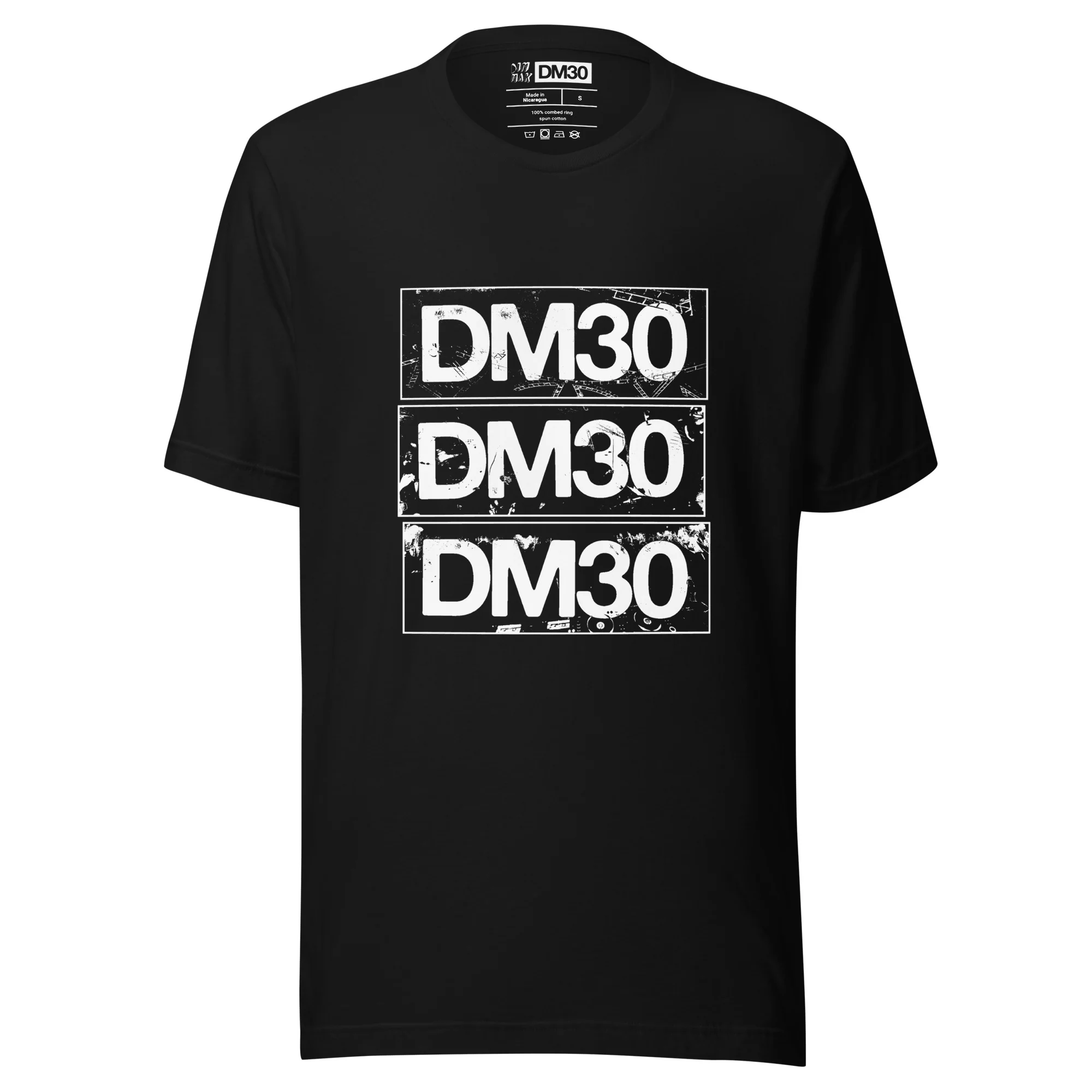 DM30 - DM30 Stacked Tee - Black