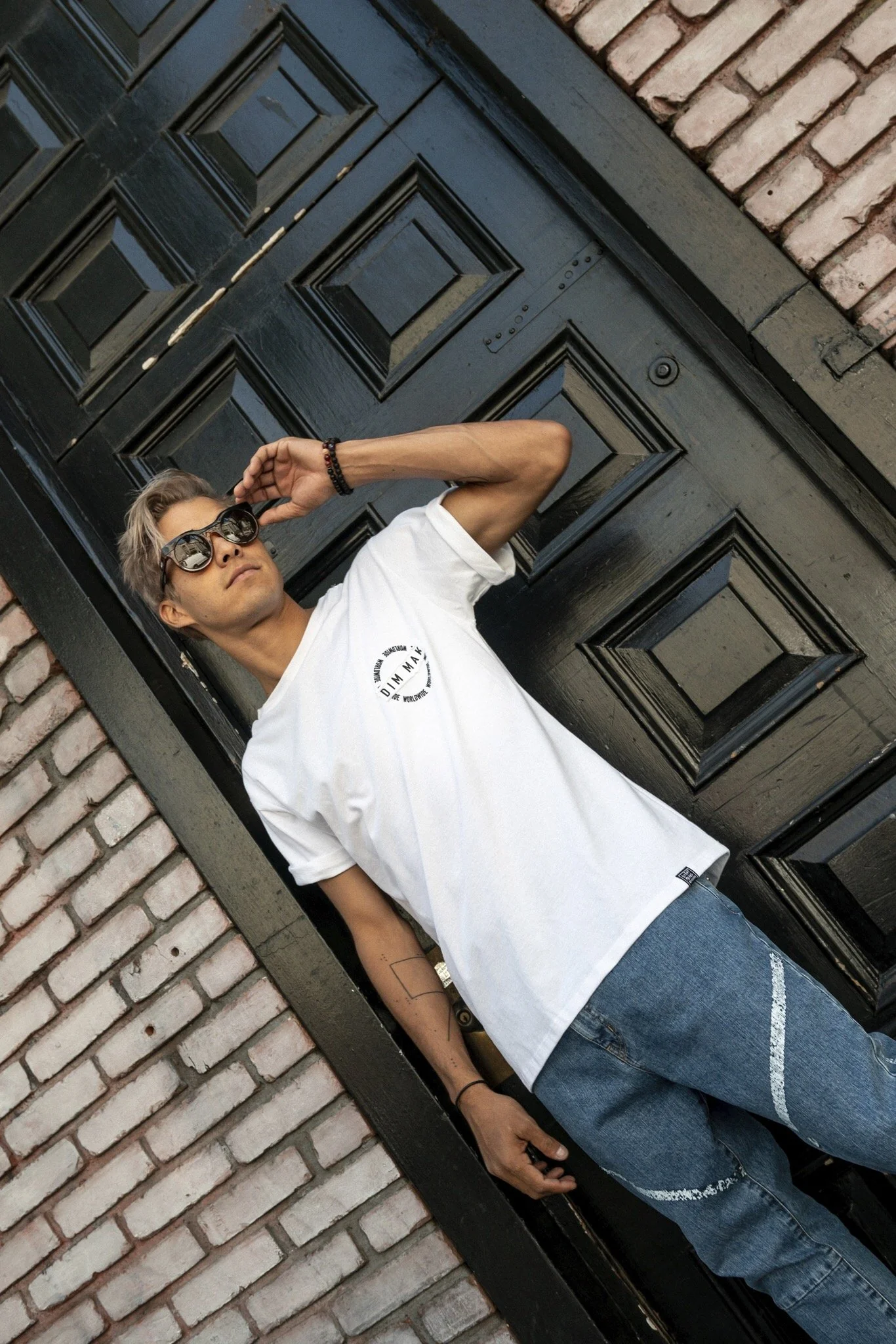 Dim Mak Essential Short Sleeve Tee - White - Image 4