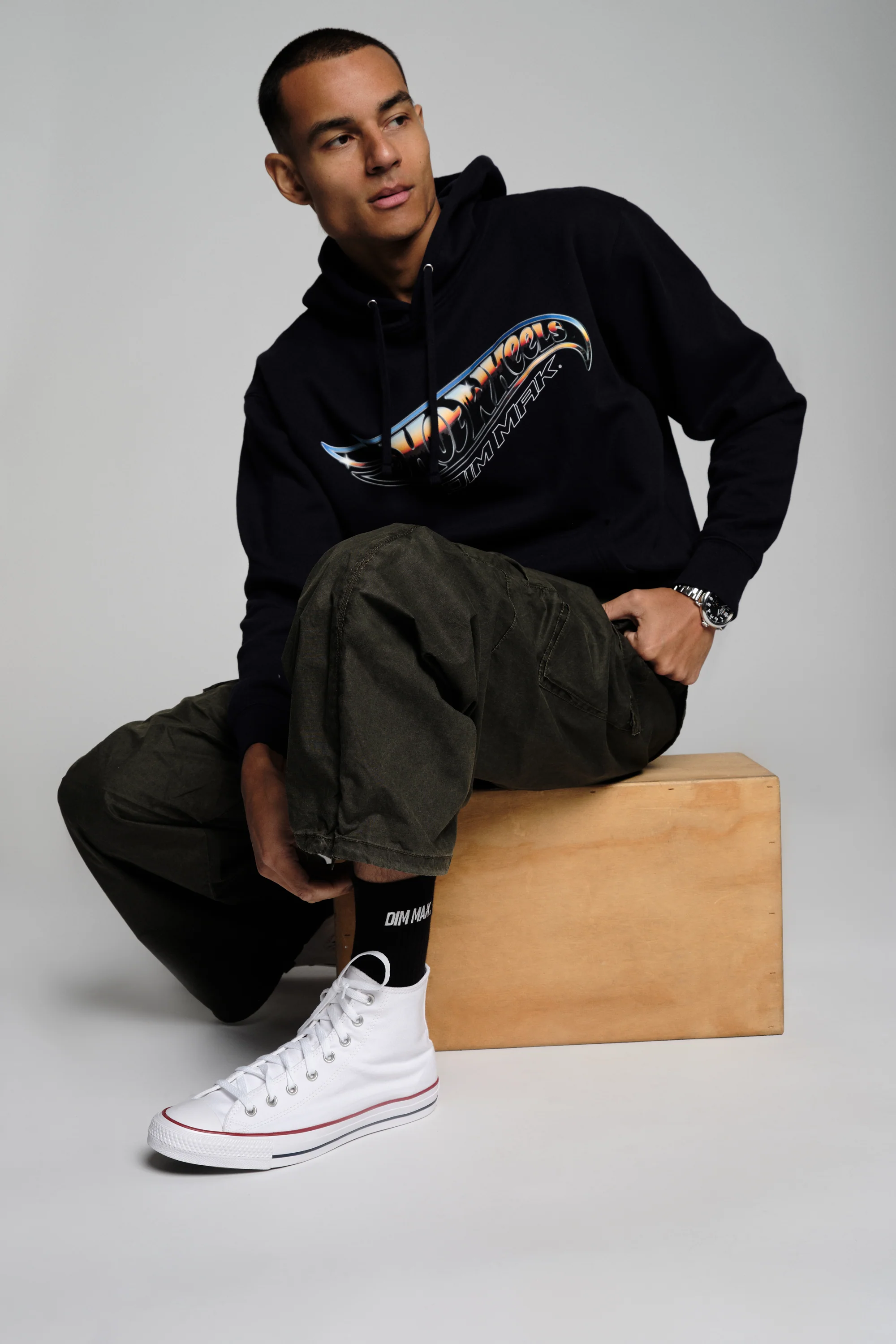 Hot Wheels™ x DIM MAK COLLECTION® - Cityscape Logo Hoodie - Image 4