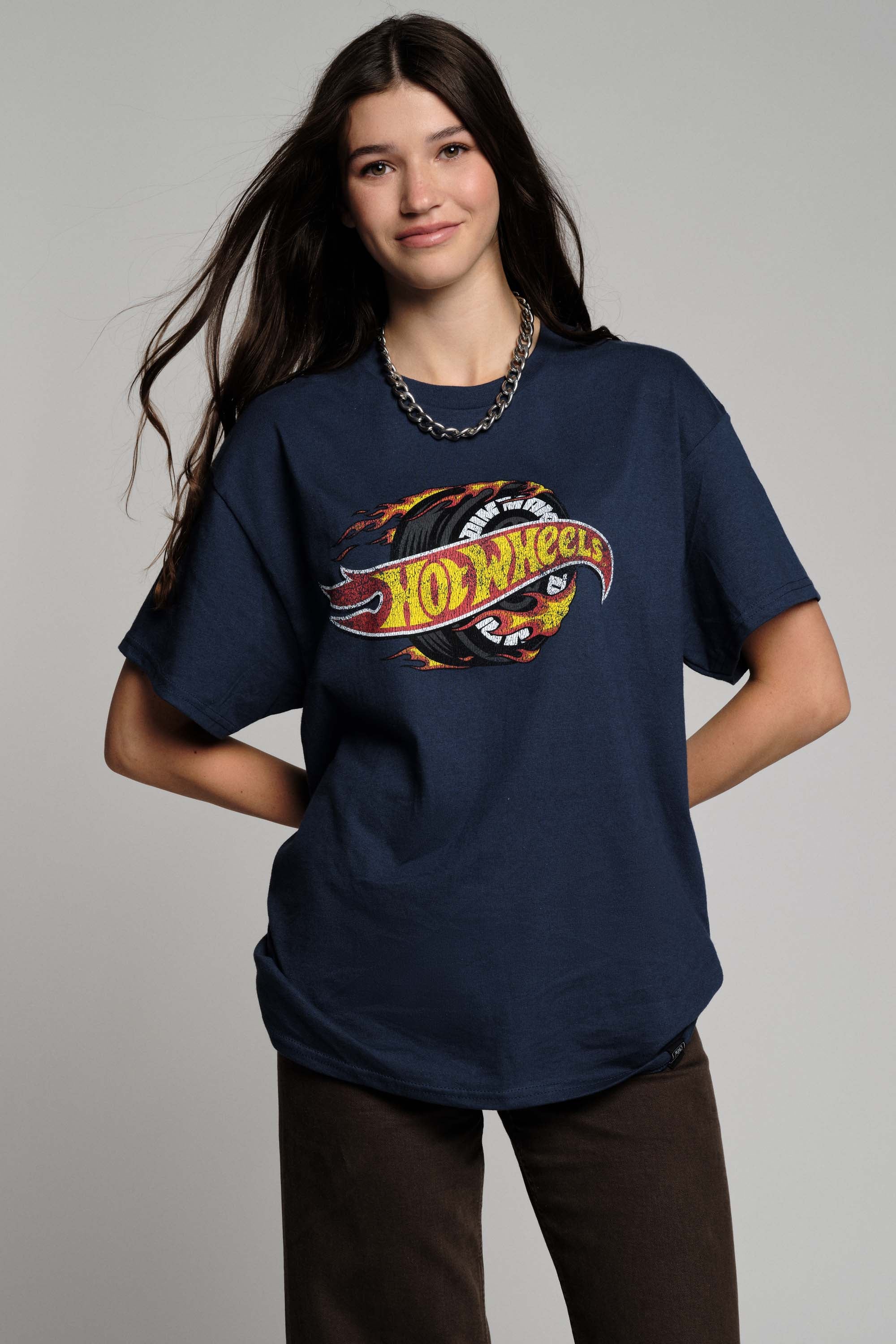 Hot Wheels™ x DIM MAK COLLECTION® - Tire On Fire Tee - Image 5