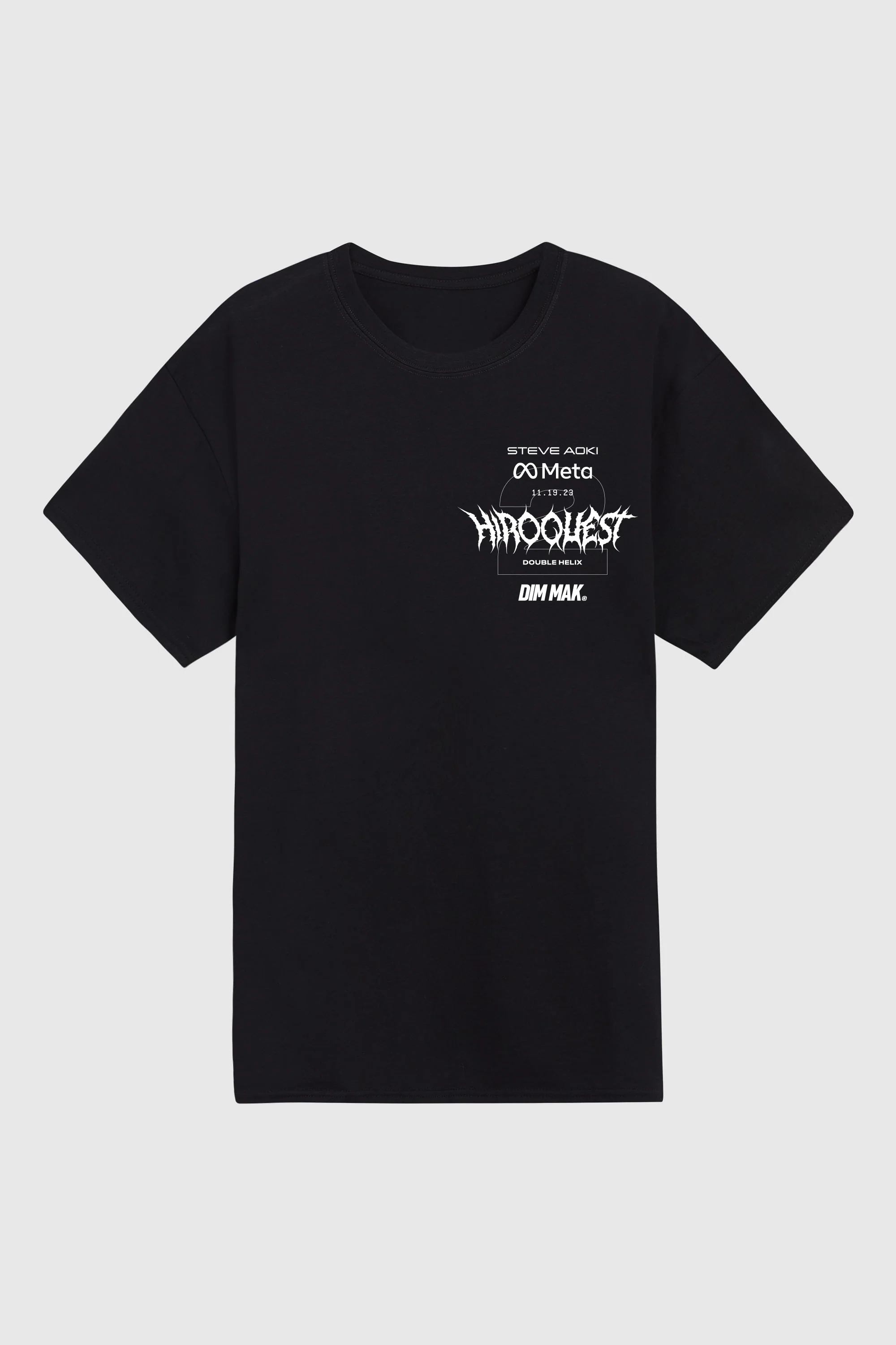 Steve Aoki - Hiroquest 2: Double Helix x Meta Tshirt - Black - Image 2