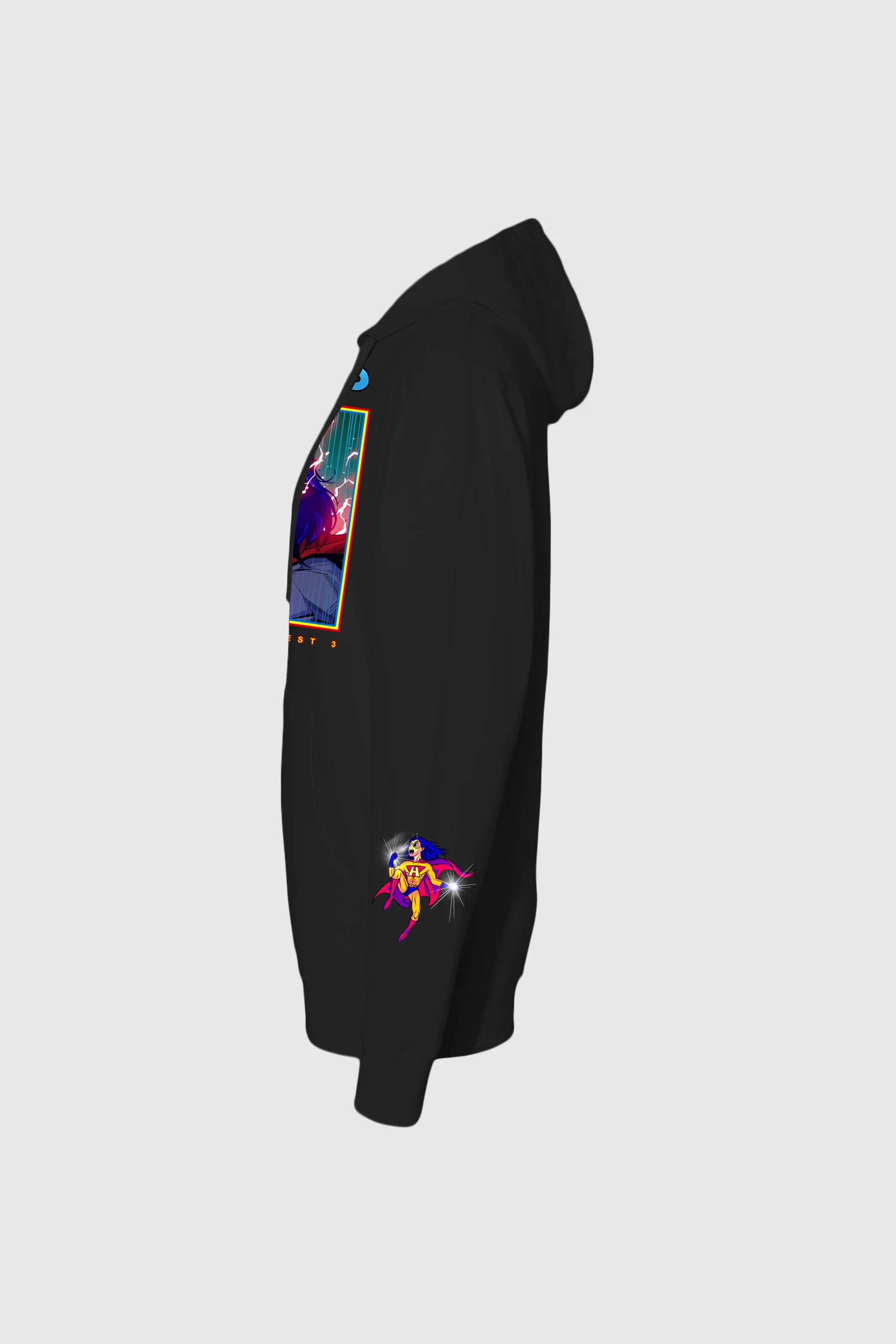 Steve Aoki - HiROQUEST 3 Tour Hoodie - Black - Image 3