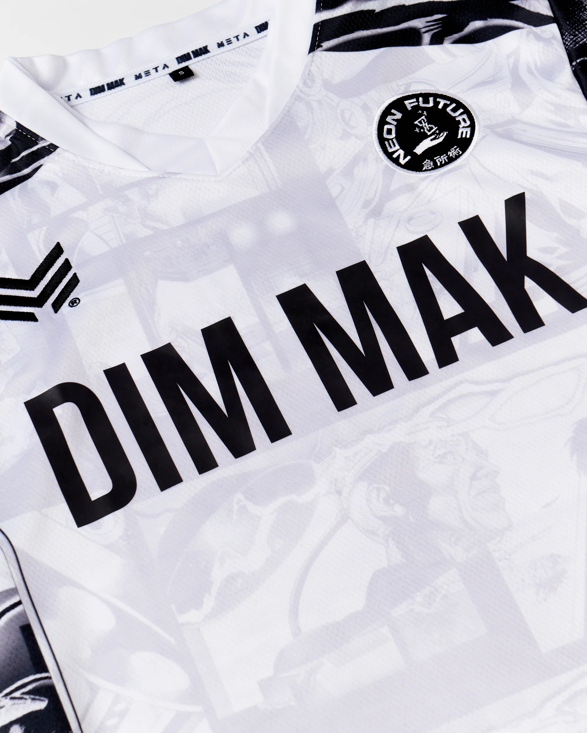 Tr. 07 - "Dim Mak x Meta" Team Jersey - White - Image 3