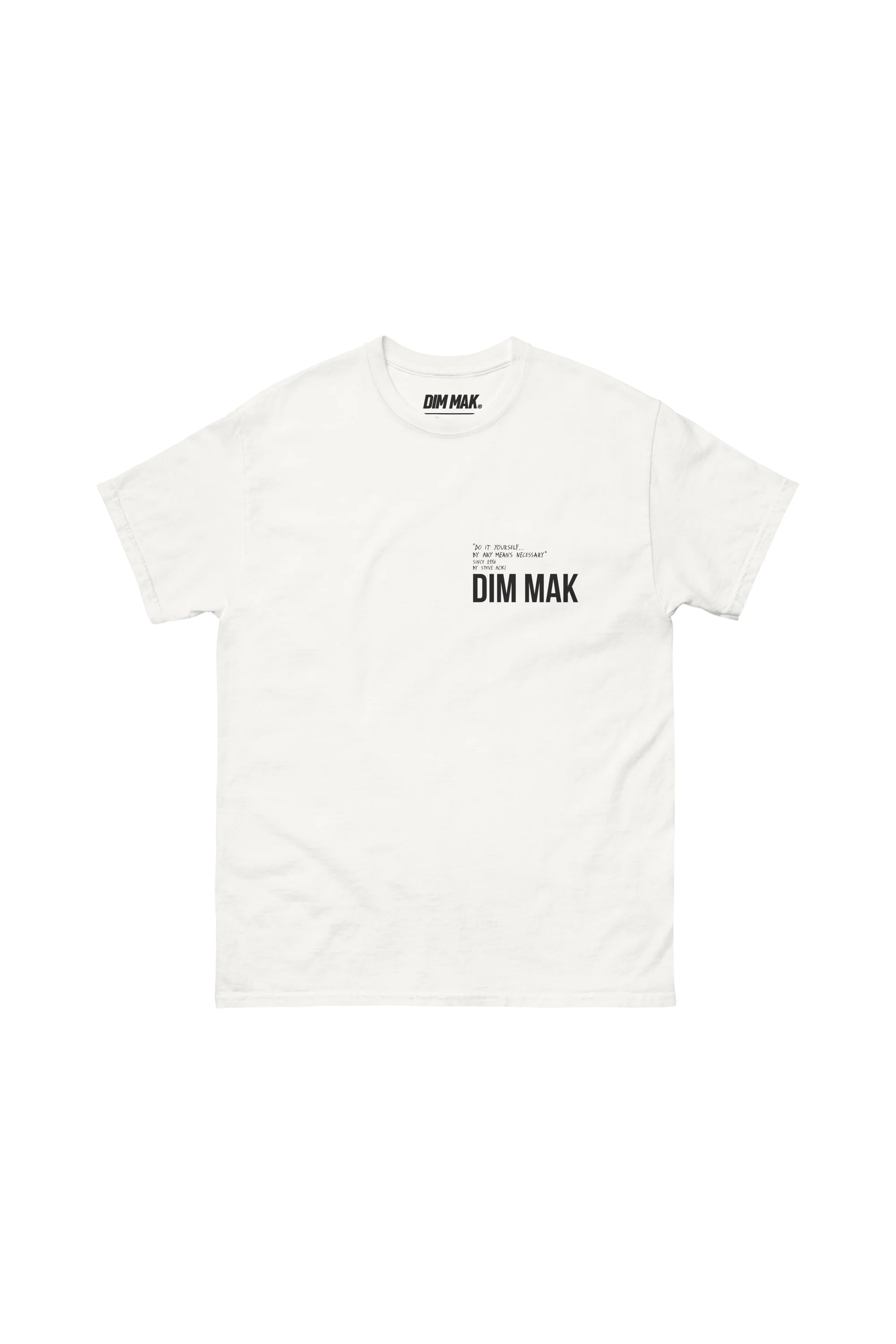 Dim Mak Essential 2.0 Short Sleeve Tee - White